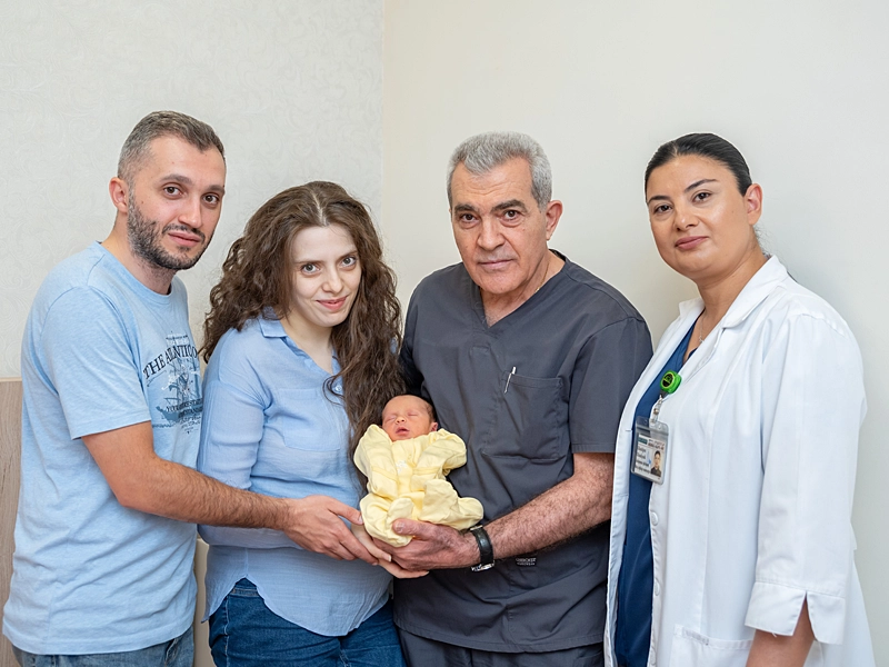 A woman with multiple hemangiomas gave birth in the Maternity Clinic of MC Erebouni.