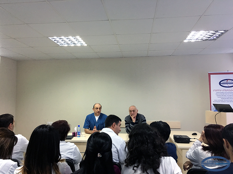 Seminar in Cardiology Center of MC Erebouni, devoted to the results of international Excel and Noble multi-centered studies.