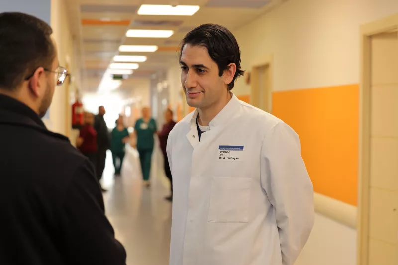 Ռոբոտային վիրաբուժական համակարգով վիրահատված առաջին պացիենտը